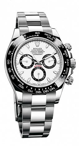 Cosmograph Chronograph Cerachrom Bezel Dial White 05