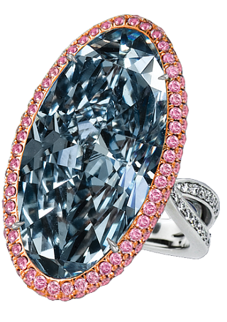 Jacob & Co. Jewelry Rare Diamonds Fancy Grayish Blue Diamond Solitaire 91120581