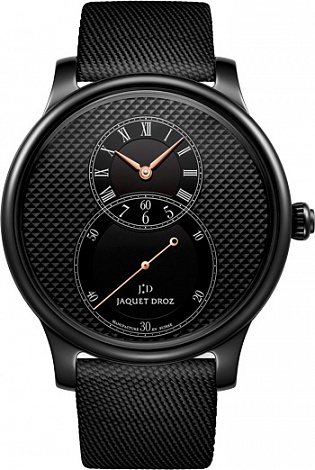 Jaquet Droz Legend Geneva Grande Seconde Black Ceramic Clous De Paris J003035540