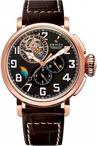Zenith Pilot TYPE 20 TOURBILLON MOONPHASE 18.2430.4034/21.C721 Zenith Pilot TYPE 20 TOURBILLON MOONPHASE 18.2430.4034/21.C721