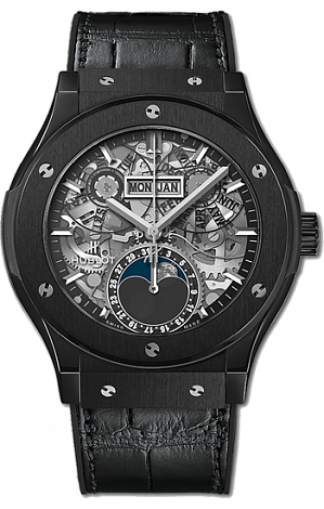 Hublot Classic Fusion Aerofusion Moonphase Black Magic 42 mm 547.CX.0170.LR