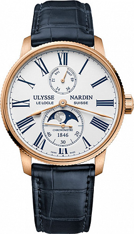 Ulysse Nardin Marine Torpilleur Moonphase 42mm 1192-310-0A/1A