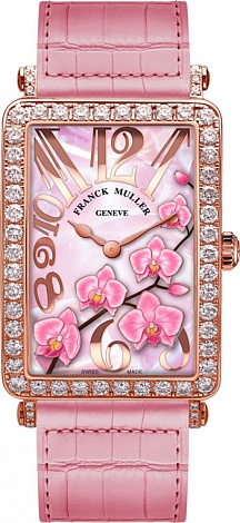 Franck Muller Long Island Flower 952 QZ ORC D RG pink