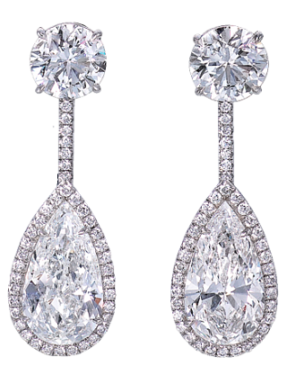Jacob & Co. Jewelry High Jewelry Pear drop earrings 90814009