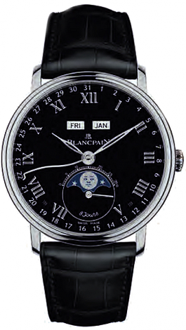 Blancpain Villeret Moon Phase Complete Calendar 8 Jours 6639-3437-55B