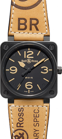 Bell & Ross Aviation BR 01-92 46 mm BR 01-92 Heritage Bell & Ross Aviation BR 01-92 46 mm BR 01-92 Heritage