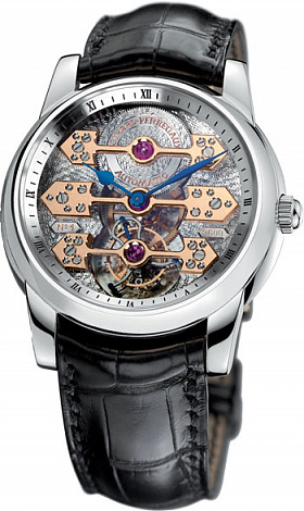 Girard-Perregaux Архив THREE BRIDGE SKELETON TOURBILLON 99060-71-000-BA6A