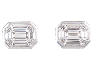 Jacob & Co. Jewelry Men's Cufflinks Emerald-cut Diamond Cufflinks 90502139 Jacob & Co. Jewelry Men's Cufflinks Emerald-cut Diamond Cufflinks 90502139