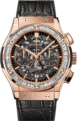 Hublot Classic Fusion Aerofusion King Gold Baguettes 525.OX.0180.LR.1904