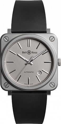Bell & Ross Instruments MAT GREY BRS92-GR-ST/SRB Bell & Ross Instruments MAT GREY BRS92-GR-ST/SRB