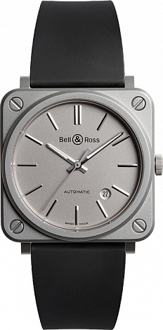 Bell & Ross Instruments MAT GREY BRS92-GR-ST/SRB