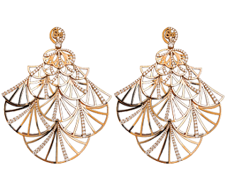 Jacob & Co. Jewelry Fine Jewelry Abanico Fan Earrings 91327178