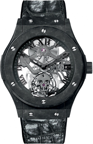 Hublot Архив Hublot Skull Black Ceramic-Coated Aluminium 505.UC.0140.LR.SKULL Hublot Архив Hublot Skull Black Ceramic-Coated Aluminium 505.UC.0140.LR.SKULL