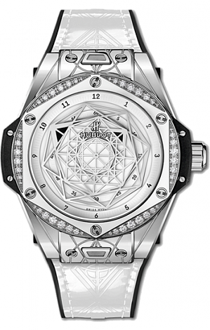 Hublot Big Bang One Click 39 MM Sang Bleu Steel White Diamonds 39 mm 465.SS.2027.VR.1204.MXM19