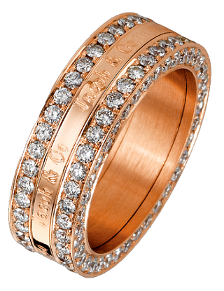 Jacob & Co. Jewelry Men's Rings Jacob & Co. rose gold wedding band 90712720 Jacob & Co. Jewelry Men's Rings Jacob & Co. rose gold wedding band 90712720