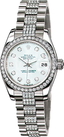 Rolex Datejust 26,29,31,34 mm Lady 26 mm Platinum 179136 White MOP D