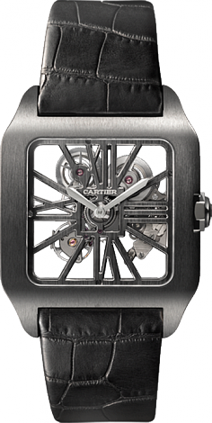 Cartier Santos de Cartier Dumont Carbon Skeleton W2020052