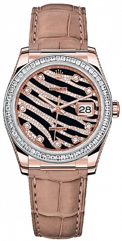 Rolex Datejust Special Edition 36 mm Everose Gold 116185 BBR Cr Rolex Datejust Special Edition 36 mm Everose Gold 116185 BBR Cr
