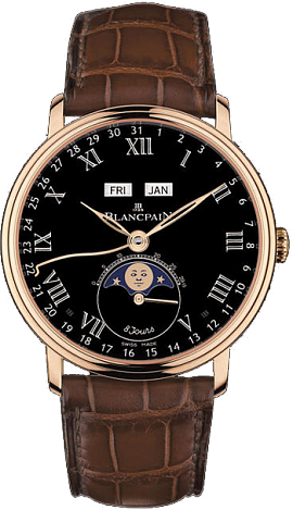 Blancpain Villeret Moon Phase Complete Calendar 6639-3637-55B