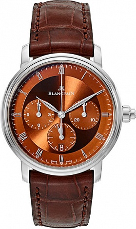 Blancpain Villeret Single Pusher Chronograph 6185-1546-55A Blancpain Villeret Single Pusher Chronograph 6185-1546-55A