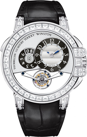 Harry Winston Архив Harry Winston Tourbillon Big Date 400/MMTBD45WL.W/BD Harry Winston Архив Harry Winston Tourbillon Big Date 400/MMTBD45WL.W/BD