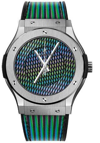 Hublot Classic Fusion Cruz Diez Titanium 45 мм 511.NX.8900.VR.CZD19