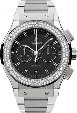 Hublot Classic Fusion Chronograph Titanium Diamond 42 mm 541.NX.1170.NX.1104
