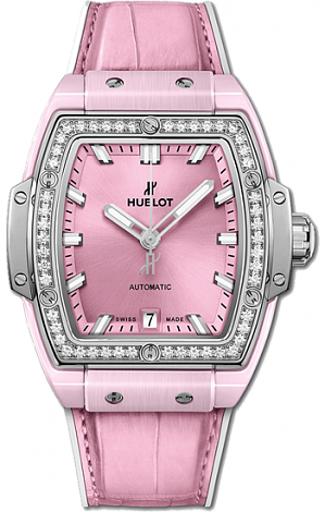 Hublot Spirit of Big Bang Pink Ceramic Titanium Diamonds 39 mm 665.RN.891P.LR.1204