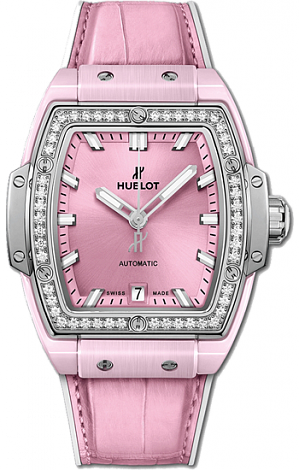 Hublot Spirit of Big Bang Pink Ceramic Titanium Diamonds 39 mm 665.RN.891P.LR.1204 Hublot Spirit of Big Bang Pink Ceramic Titanium Diamonds 39 mm 665.RN.891P.LR.1204