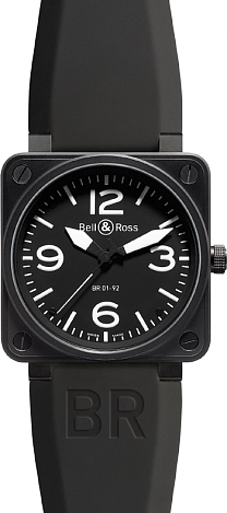 Bell & Ross Aviation BR 01-92 46 mm BR 01-92 Carbon Bell & Ross Aviation BR 01-92 46 mm BR 01-92 Carbon