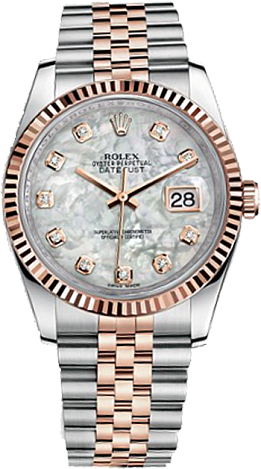 Rolex Datejust 36,39,41 mm 36 mm Steel and Rosse Gold 116231-63601