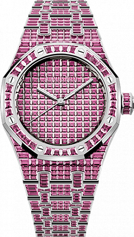 Audemars Piguet Lady Royal Oak "50th Anniversary" 37 mm Pink Tourmaline 15554BC.TM.1274BC.01 Audemars Piguet Lady Royal Oak "50th Anniversary" 37 mm Pink Tourmaline 15554BC.TM.1274BC.01