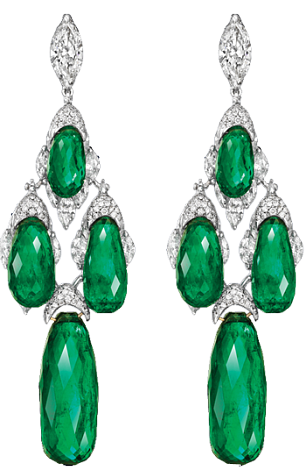 Jacob & Co. Jewelry High Jewelry Emerald Briolette Earrings 91223949