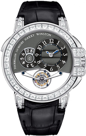 Harry Winston Архив Harry Winston Tourbillon Big Date 400/MMTBD45WL.K/BD