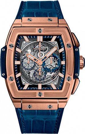 Hublot Spirit of Big Bang King Gold Blue 45mm 601.OX.7180.LR