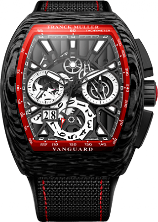 Franck Muller Vanguard Grand Date Carbon Red V 45 CC GD SQT CARBONE R Franck Muller Vanguard Grand Date Carbon Red V 45 CC GD SQT CARBONE R