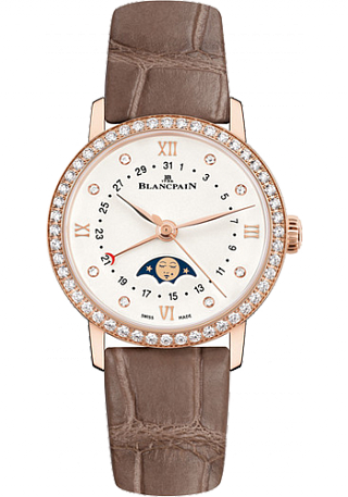 Blancpain Villeret Quantième Phases de Lune 29.20mm 6106-2987-55A Blancpain Villeret Quantième Phases de Lune 29.20mm 6106-2987-55A