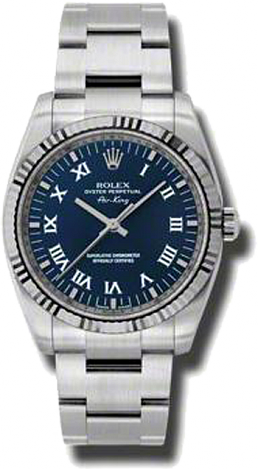Rolex Архив Rolex Air-King 34mm Steel and White Gold 114234 blro Rolex Архив Rolex Air-King 34mm Steel and White Gold 114234 blro