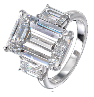 Jacob & Co. Jewelry Bridal Emerald-Cut Diamond Solitaire 90502814