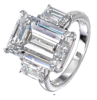 Jacob & Co. Jewelry Bridal Emerald-Cut Diamond Solitaire 90502814 Jacob & Co. Jewelry Bridal Emerald-Cut Diamond Solitaire 90502814