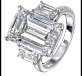 Emerald-Cut Diamond Solitaire 01