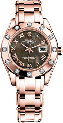 Rolex Datejust Special Edition Lady Pearlmaster 29 mm Everose Gold 80315-0023 Rolex Datejust Special Edition Lady Pearlmaster 29 mm Everose Gold 80315-0023